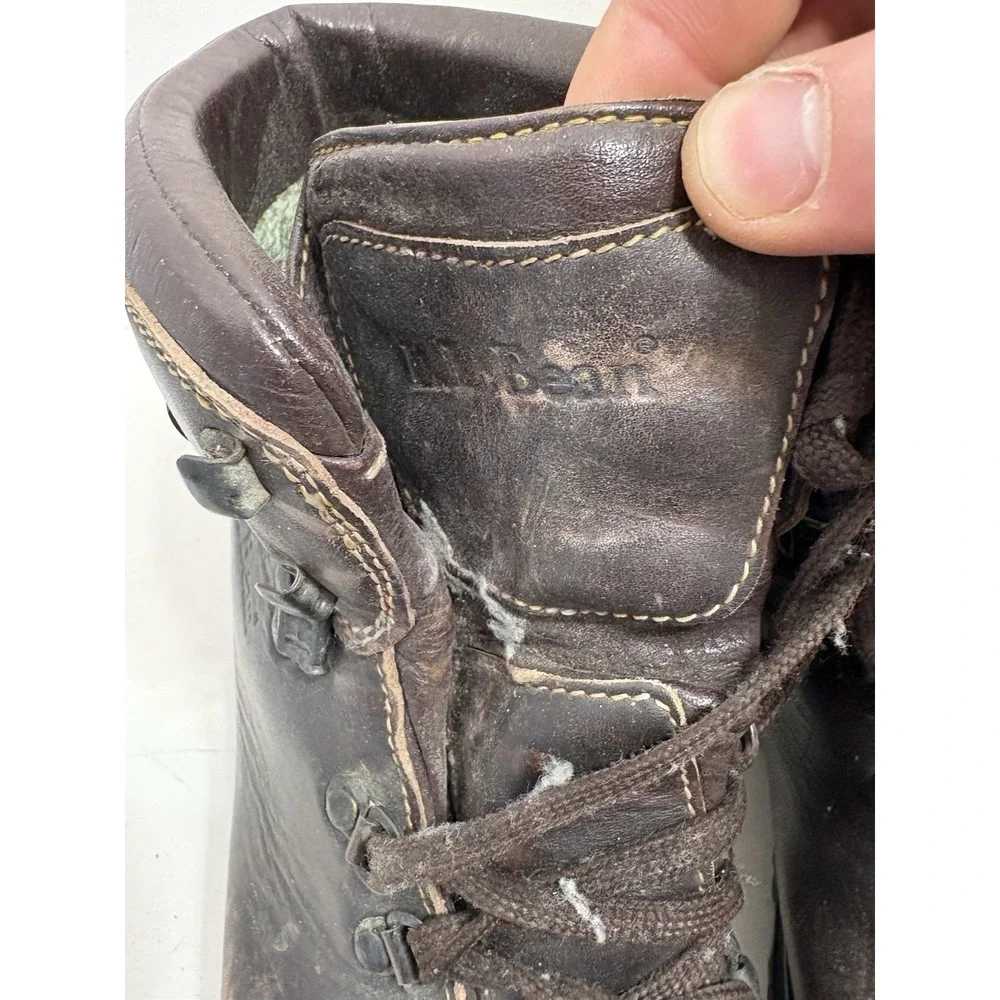 LLBean Cresta Gore-Tex Leather Waterproof Hiking Boots Men's Sz 11 N (B) VINTAGE